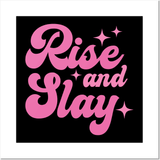 Preppy Girl Rise and Slay Posters and Art